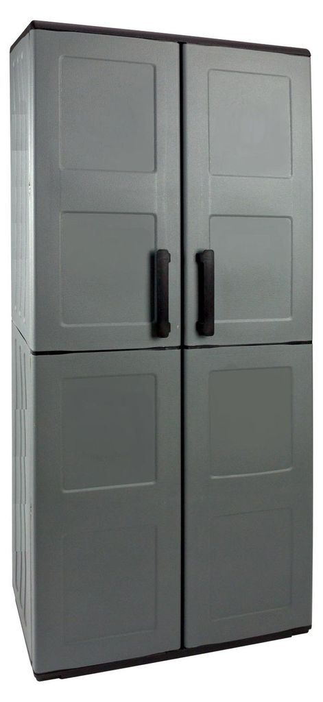 Kunststoffschrank 68x37x163 cm mit 3 Böden Schrank Büroschrank Putzmittelschrank Möbel Haushalt 919230 10066 4031765100663