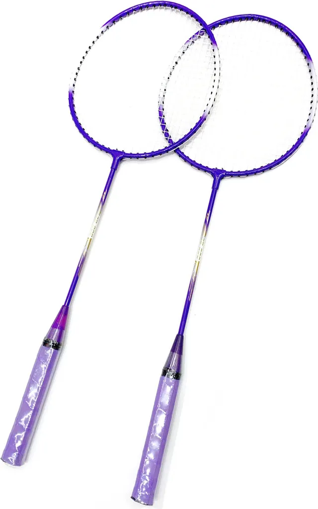 Set de Badminton 2 Joueurs Super Light en Alliage de Fer Violet