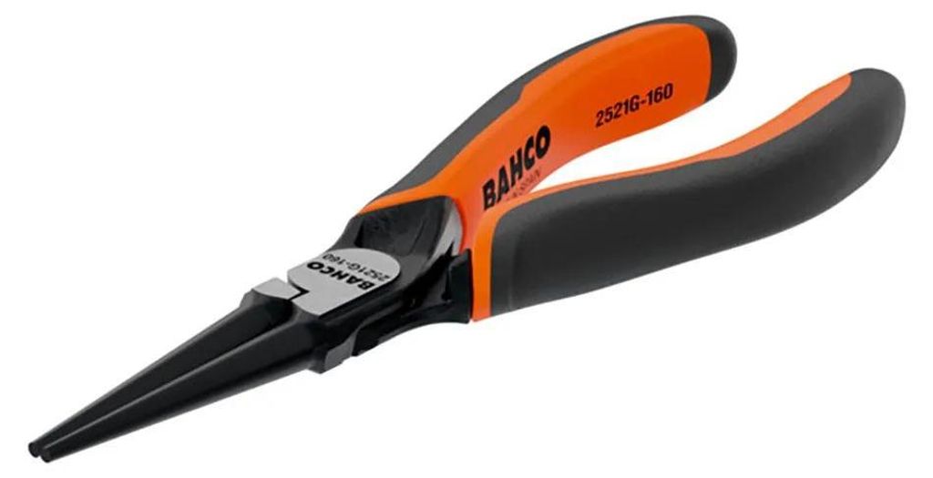 Bahco Ergo Rundzange Mit Zwei-material-griffen 160 Mm Orange Orange One Size