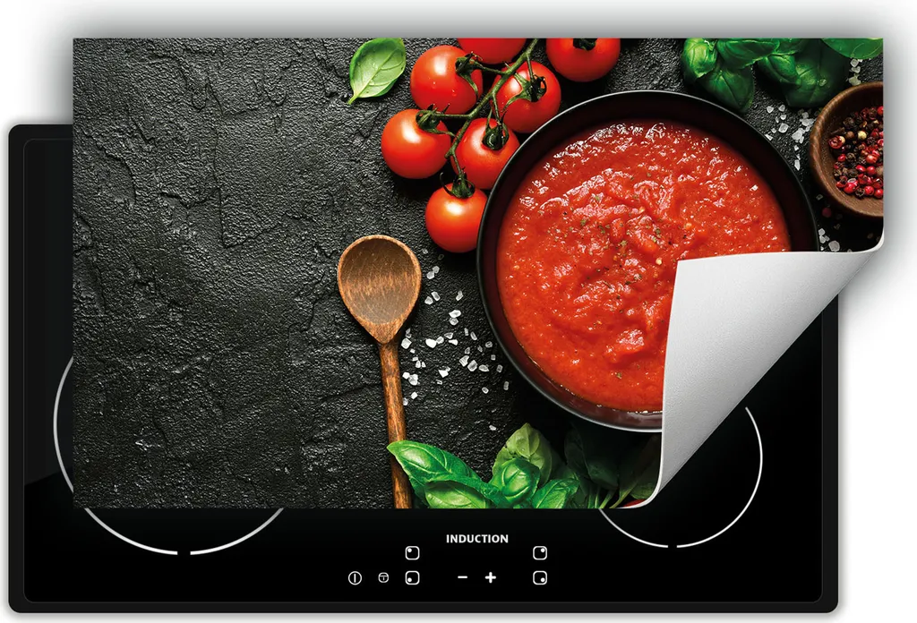 DarHaus Piastra Copertura Stufe 90x52 cm | Protezione Induzione Pomodori