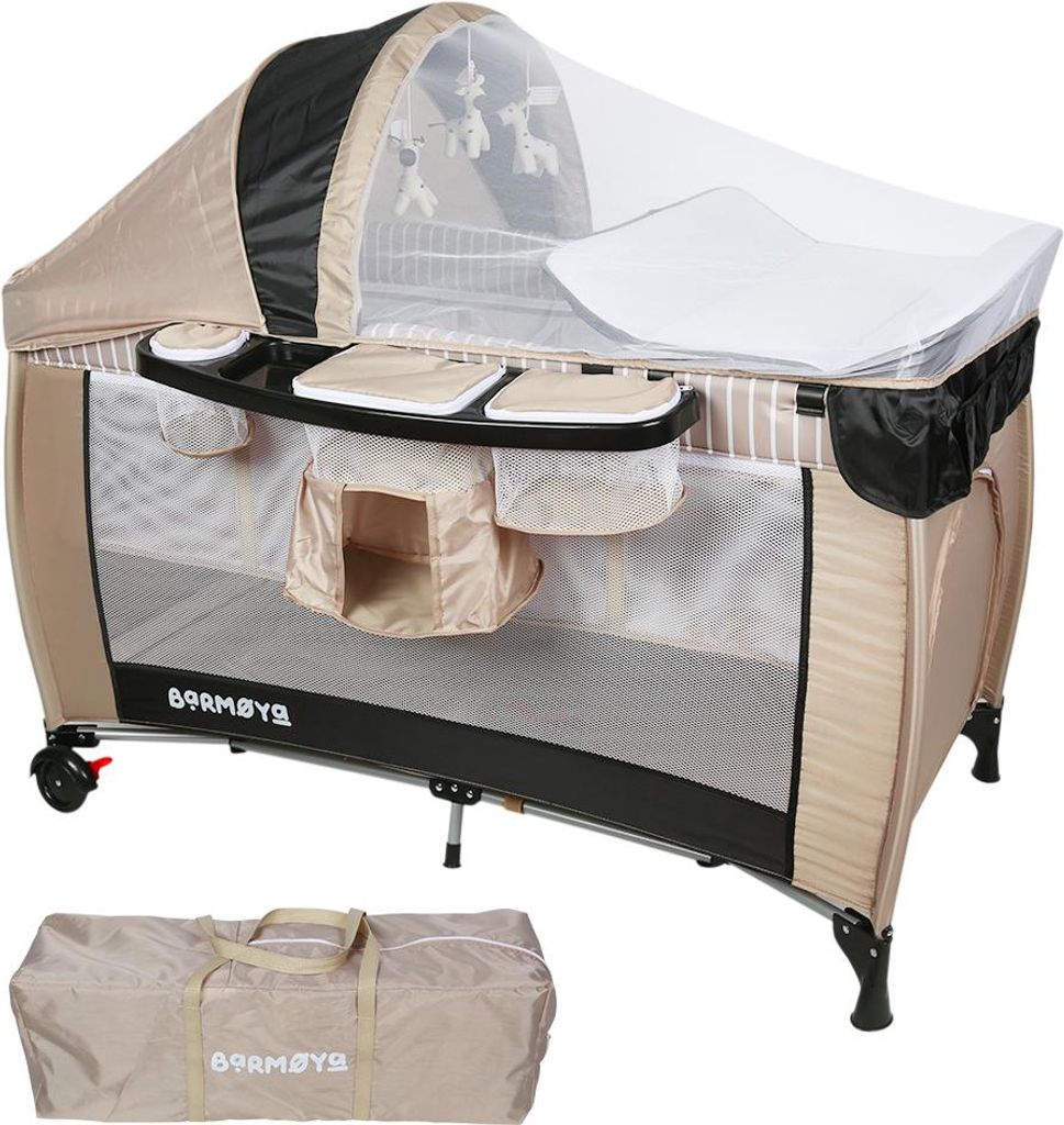 Einheitsgröße BM-12|Barmøya 3-in-1 Baby-Reisebett mit Produktbild 