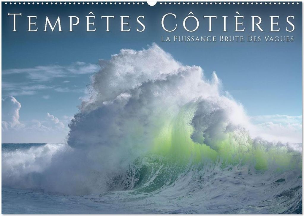 Tempêtes côtières - La puissance brute des vagues (Calendrier mural 2026 DIN A2 vertical), CALVENDO calendrier mensuel