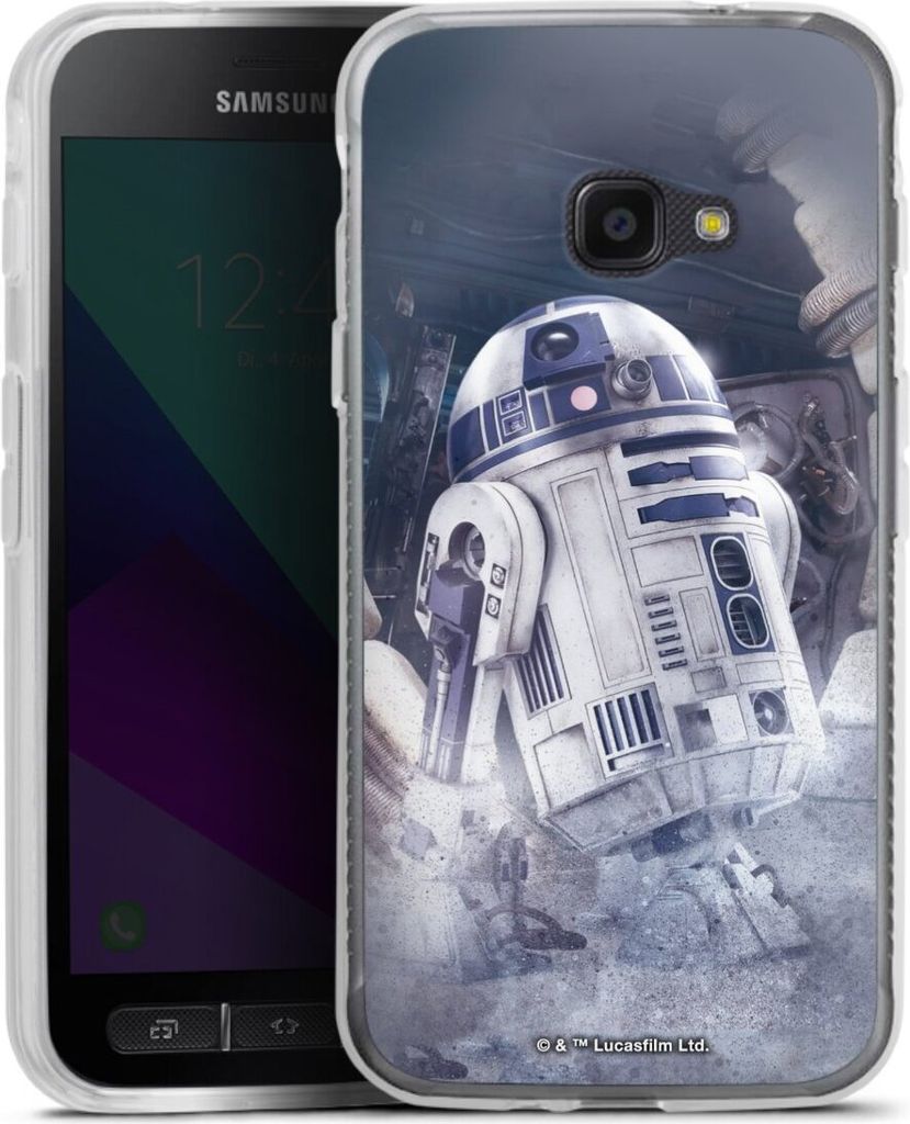 DeinDesign Handyhülle für Samsung Galaxy Xcover 4 Silikon Hülle Case Smartphone Schutzhülle Fanartikel Roboter Star Wars