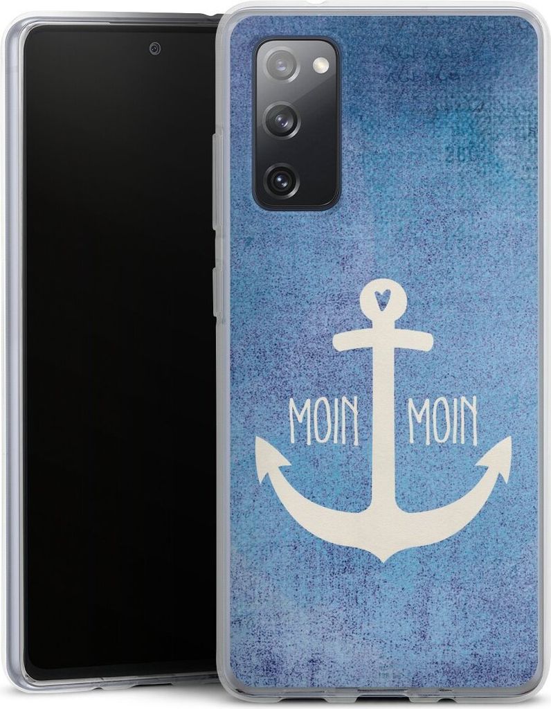 DeinDesign Handyhülle für Samsung Galaxy S20 FE 5G Silikon Hülle Case Smartphone Schutzhülle Anker Blau maritim