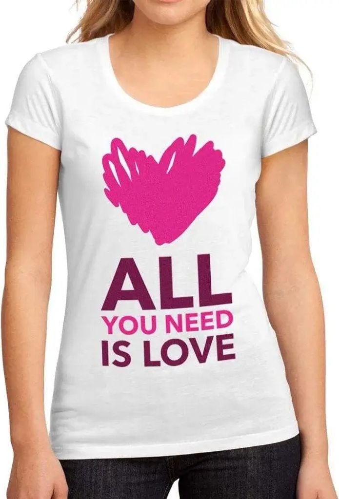 Damen Grafik T-Shirt Valentinstag Liebe – Valentine Love – Öko-Verantwortlich Vintage Jahrgang Kurzarm Lustige Druck Geburtstag Geschenk Frau