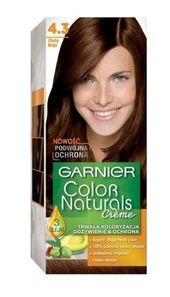 Garnier Krémová Barva na Vlasy - Zlatohnědý tón 4.3 Obrázek produktu 