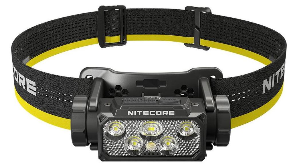 Nitecore HC60 UHE, Stirnband-Taschenlampe, Schwarz, Gelb, Produktbild 