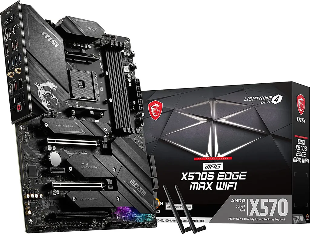 Carte mère pour PC Gaming MSI MPG X570S EDGE MAX WIFI Socket AM4