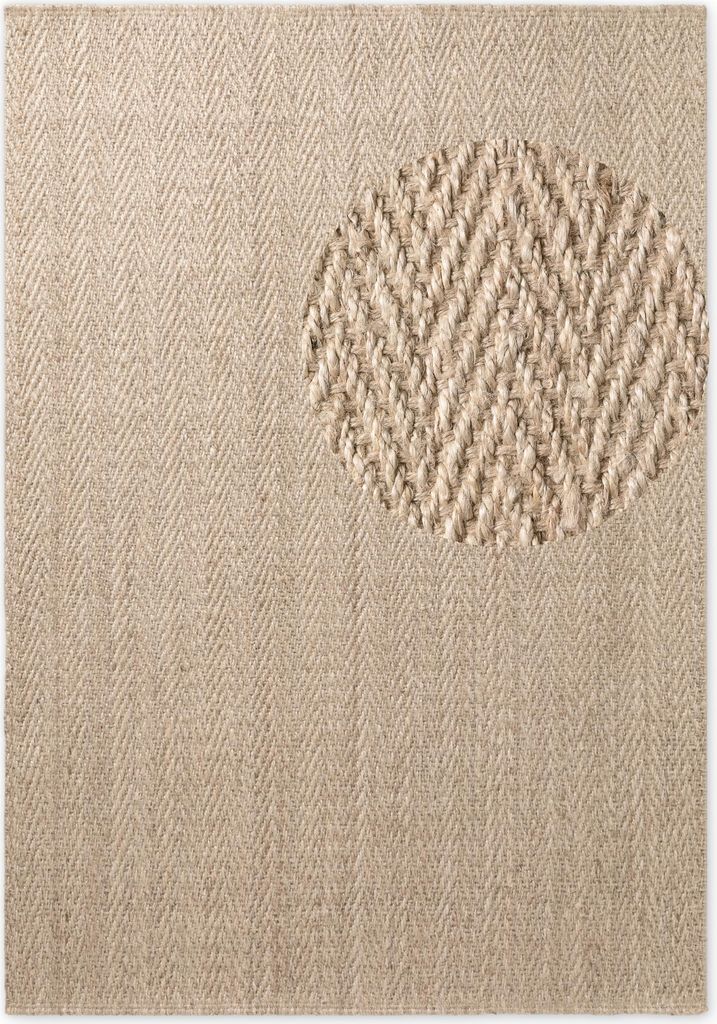 Villeroy & Boch 1851 Jute Teppich Mirabelle Natur Elfenbein