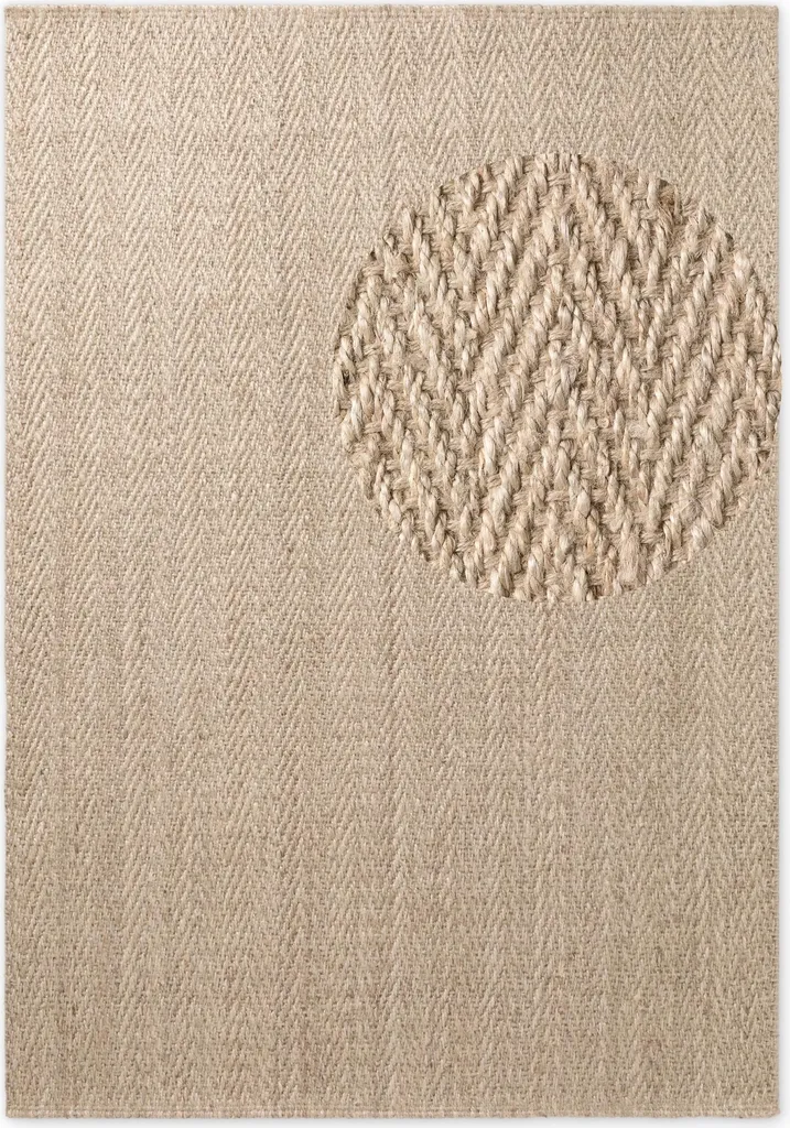 Tapis en jute pour salle à manger et salon design chaleureux