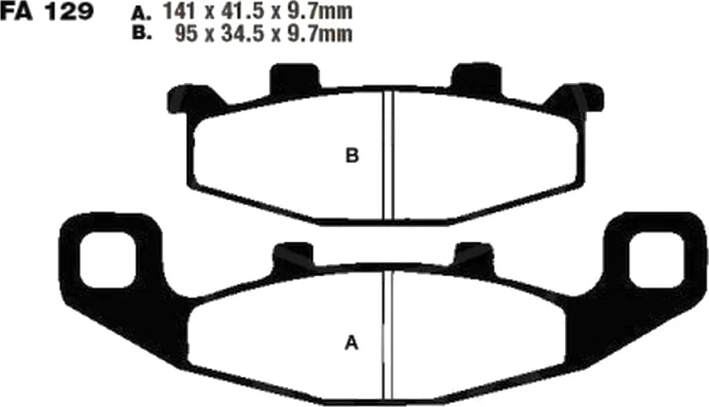 Plaquettes de Frein Avant Pamoto à Haute Friction pour GPX 600 R 93