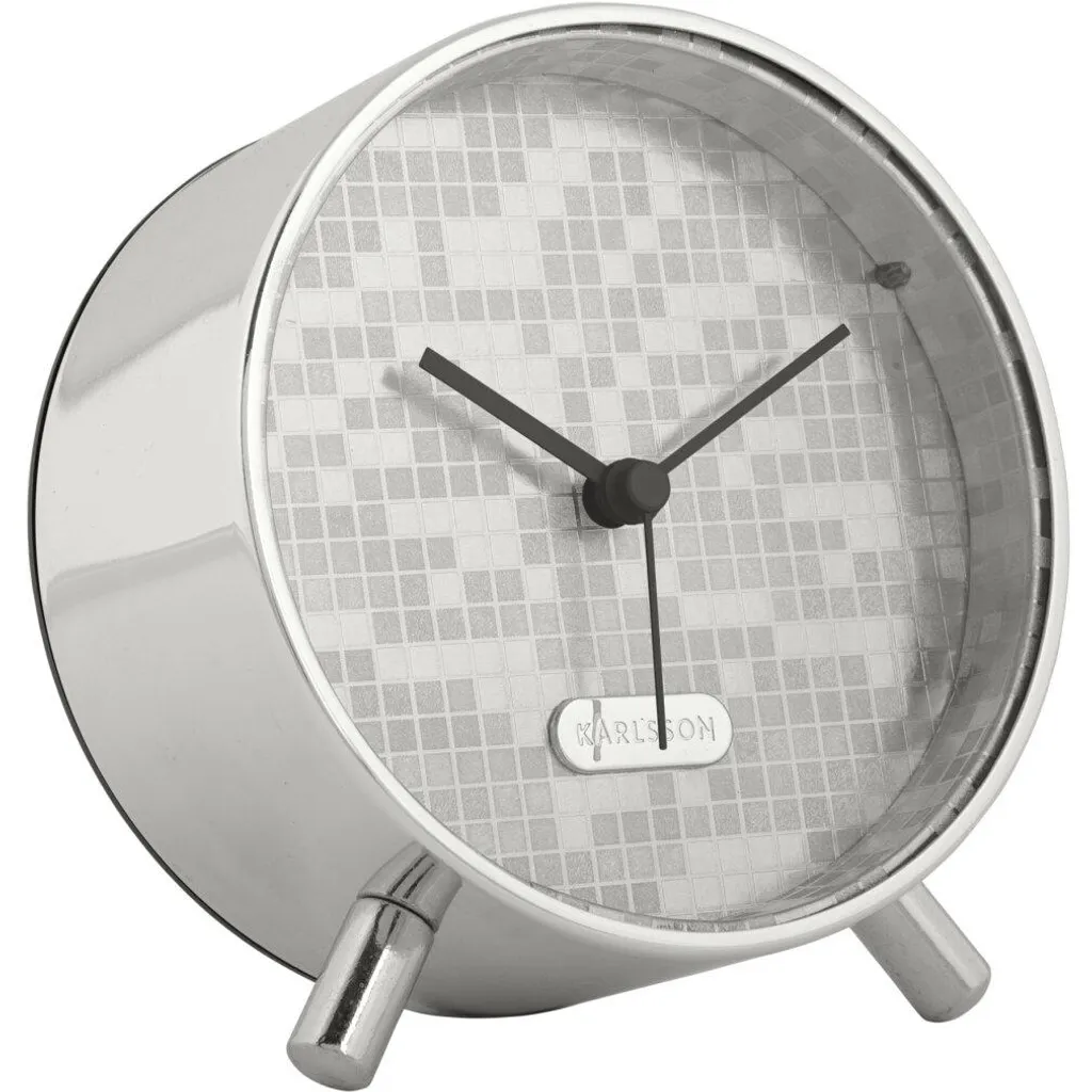 Réveil boule disco Karlsson 40cm argenté : fini la décoration monotone