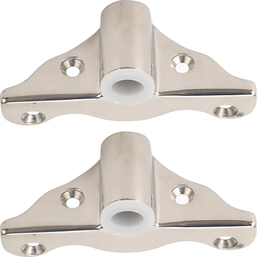 2pcs 1/2in Oarlock Socket 316 in acciaio inox lucidato fine di montaggio laterale per Yacht RV Marine