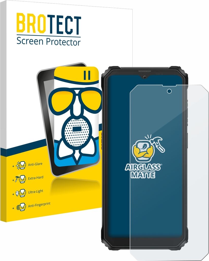 BROTECT Entspiegelungs Schutzglas für Blackview BV6200 Plus Schutzfolie Panzer Folie Glas Display Schutz matt