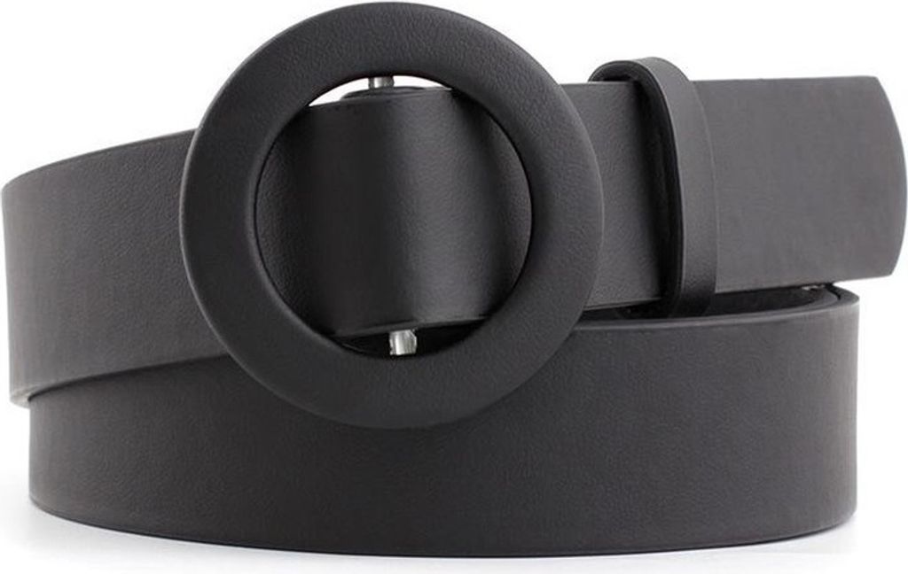 Stylischer Polly Gürtel für Damen in Schwarz - Hochwertiges Kunstleder KP12604