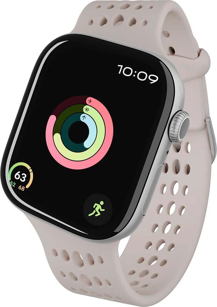 Decoded Silicone Ares O Band - Silikonarmband für Apple Watch 40/42 mm (Ton)