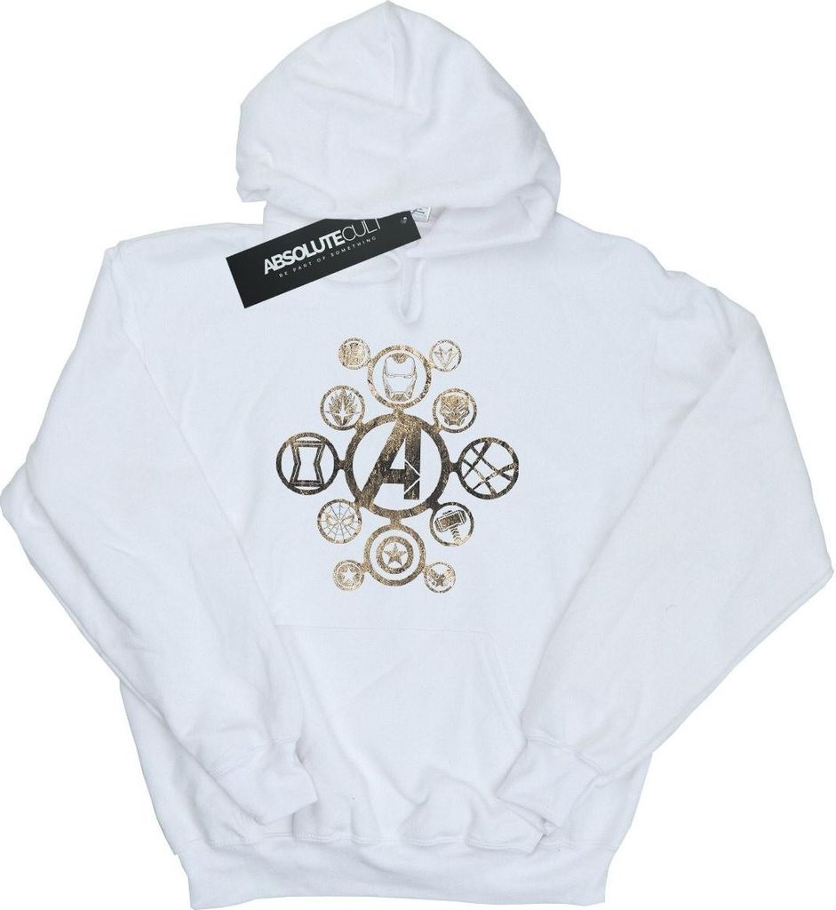 Marvel - "Avengers Infinity War" Kapuzenpullover für Herren BI3894 (M) (Weiß)