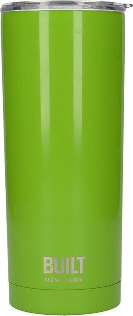 BUILT Vacuum Insulated Tumbler - Thermobecher aus vakuumisoliertem Stahl 600 ml (Grün)