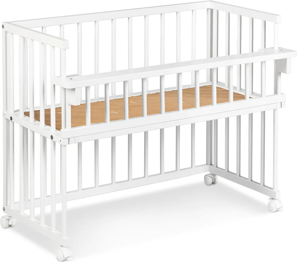 Lit supplémentaire Klups Piccolino blanc 90x40 cm - Cododo en bois chic