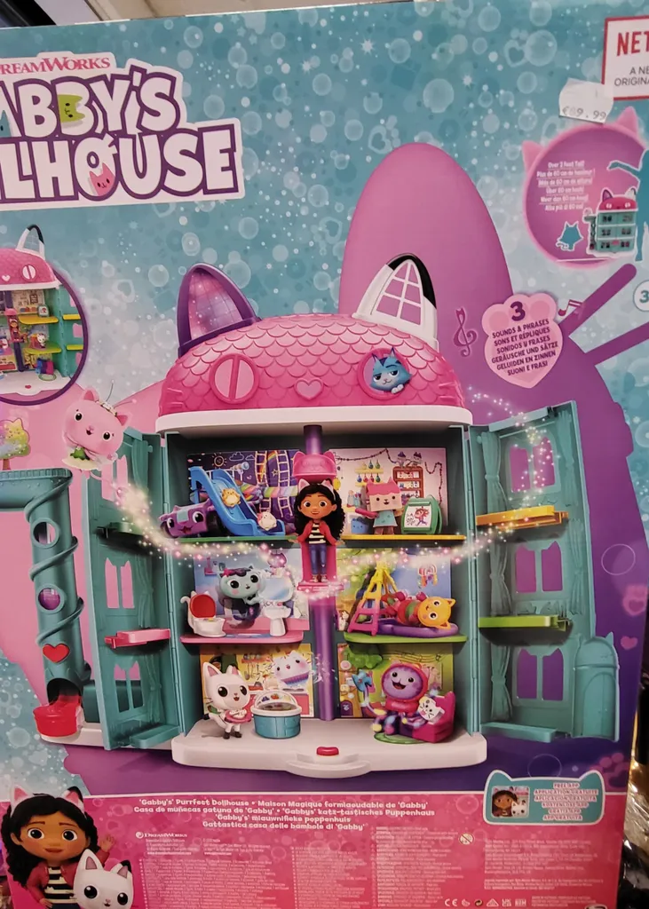 Maison de poupées Gabbys Purrfect interactive avec sons et sons