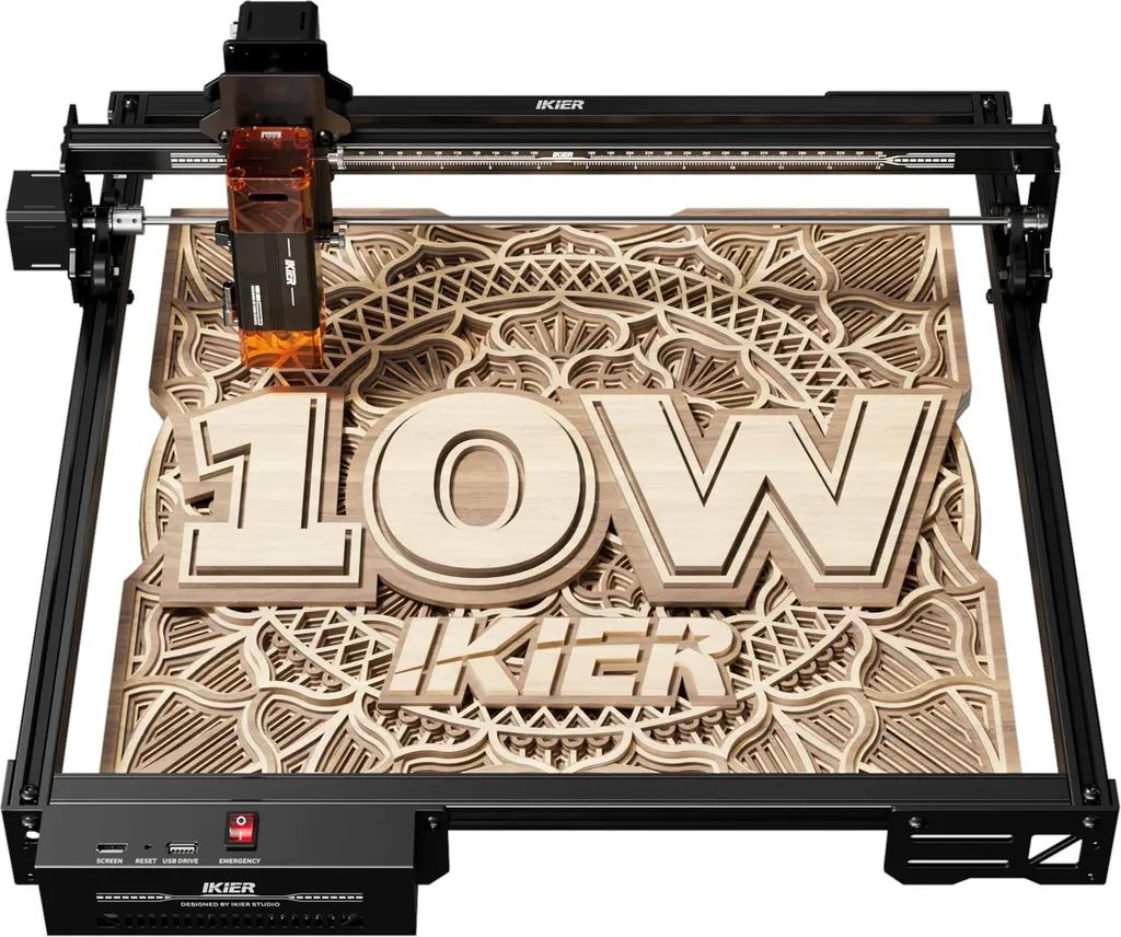 Machine Laser iKier X10 Pro 10W Idéale pour Créations DIY et Décoration