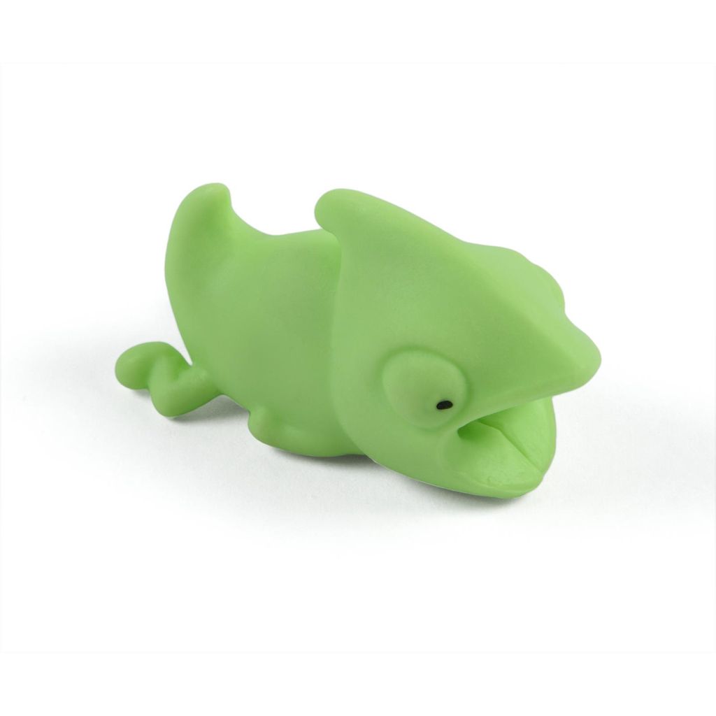 PhoneNatic Handy Stecker-Schutz Kabeltier - Kabelschutz-Tier für Lightning Kabel - Chameleon