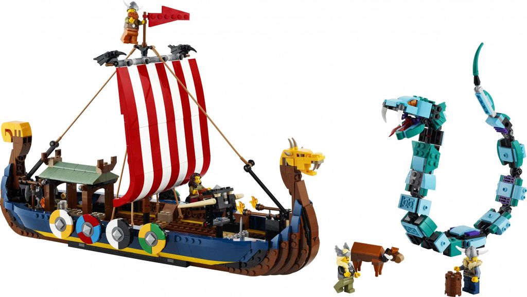 LEGO Creator Nave Vichinga E Jörmungandr Immagine del prodotto 