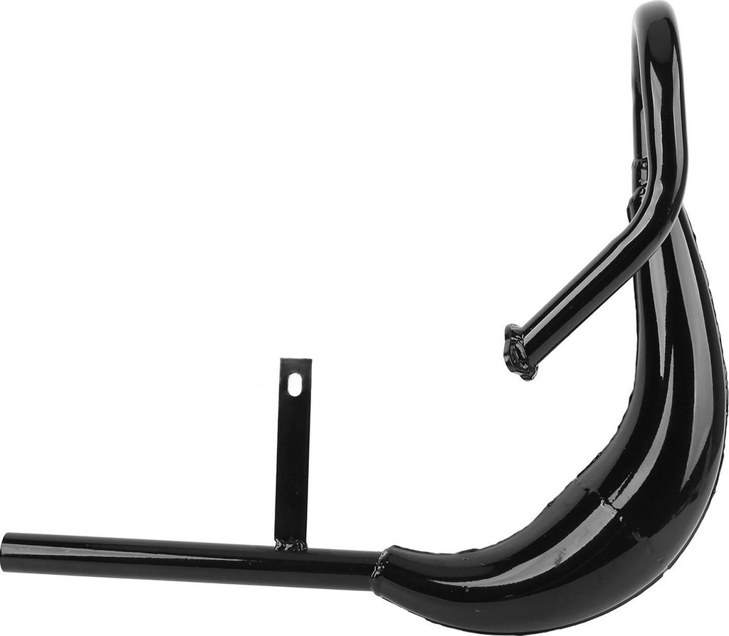 Motorrad-Auspuffrohr, 40 mm Durchmesser, Aluminiumlegierung, Geräuschreduzierung, elektrischer Fahrradschlauch mit Schalldämpferdichtung, Schwarz