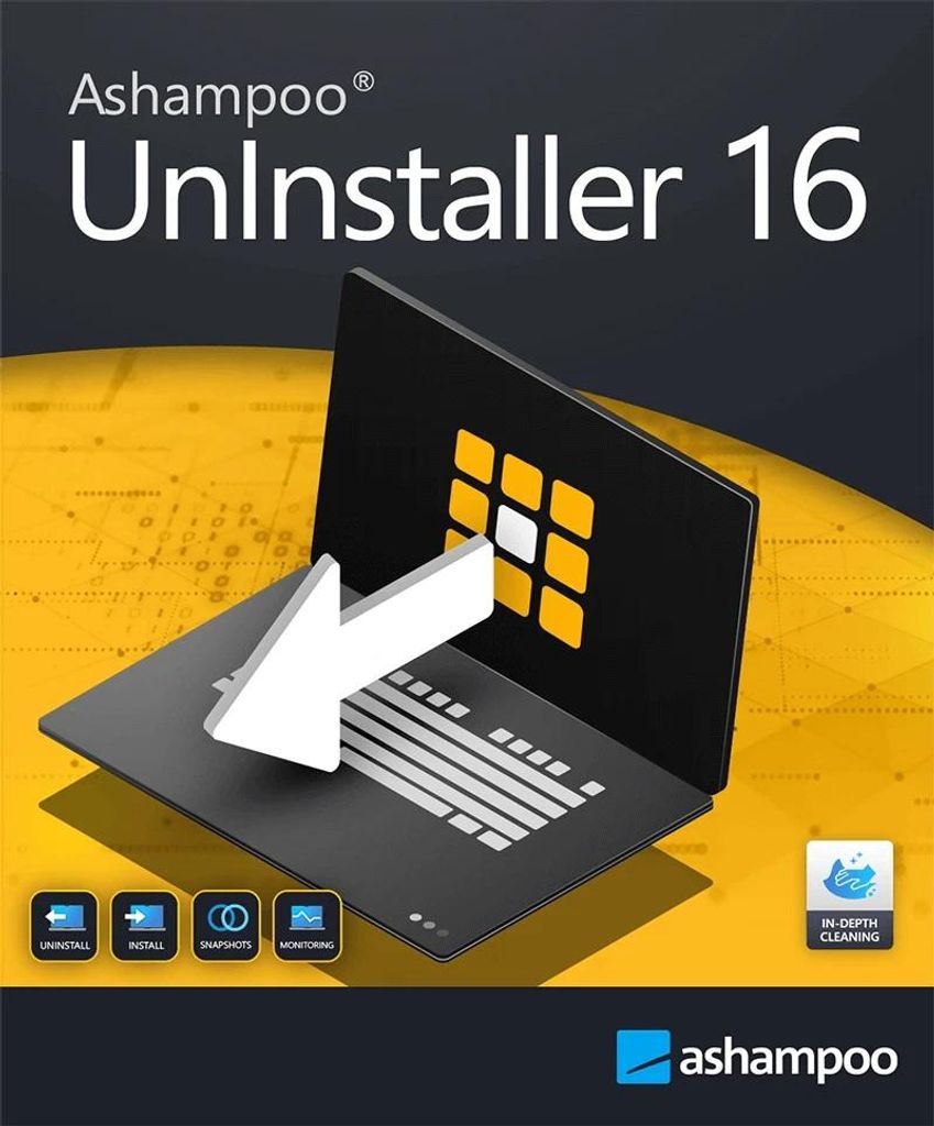 Ashampoo UnInstaller 16 / Dauerlizenz / 1-PC / Lizenz per E-Mail