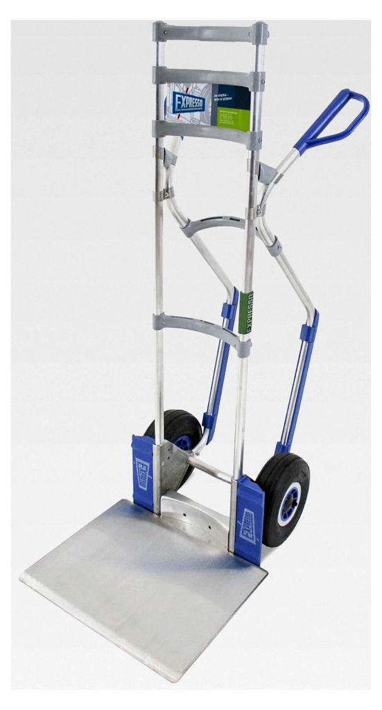 Vollmontierte Alu Profi-Sackkarre für Autoreifen und sperrige Güter / 250 kg / Schwerlast-Luftreifen / Schaufel L 40 x B 50 cm