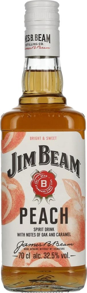 Jim Beam Peach, Whiskey Likör, 32,5% Vol. 0,7 l Produktbild 