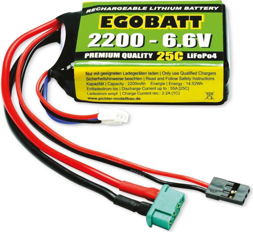 PICHLER LiFe Akku EGOBATT 2200 - 6.6V (25C) Produktbild 
