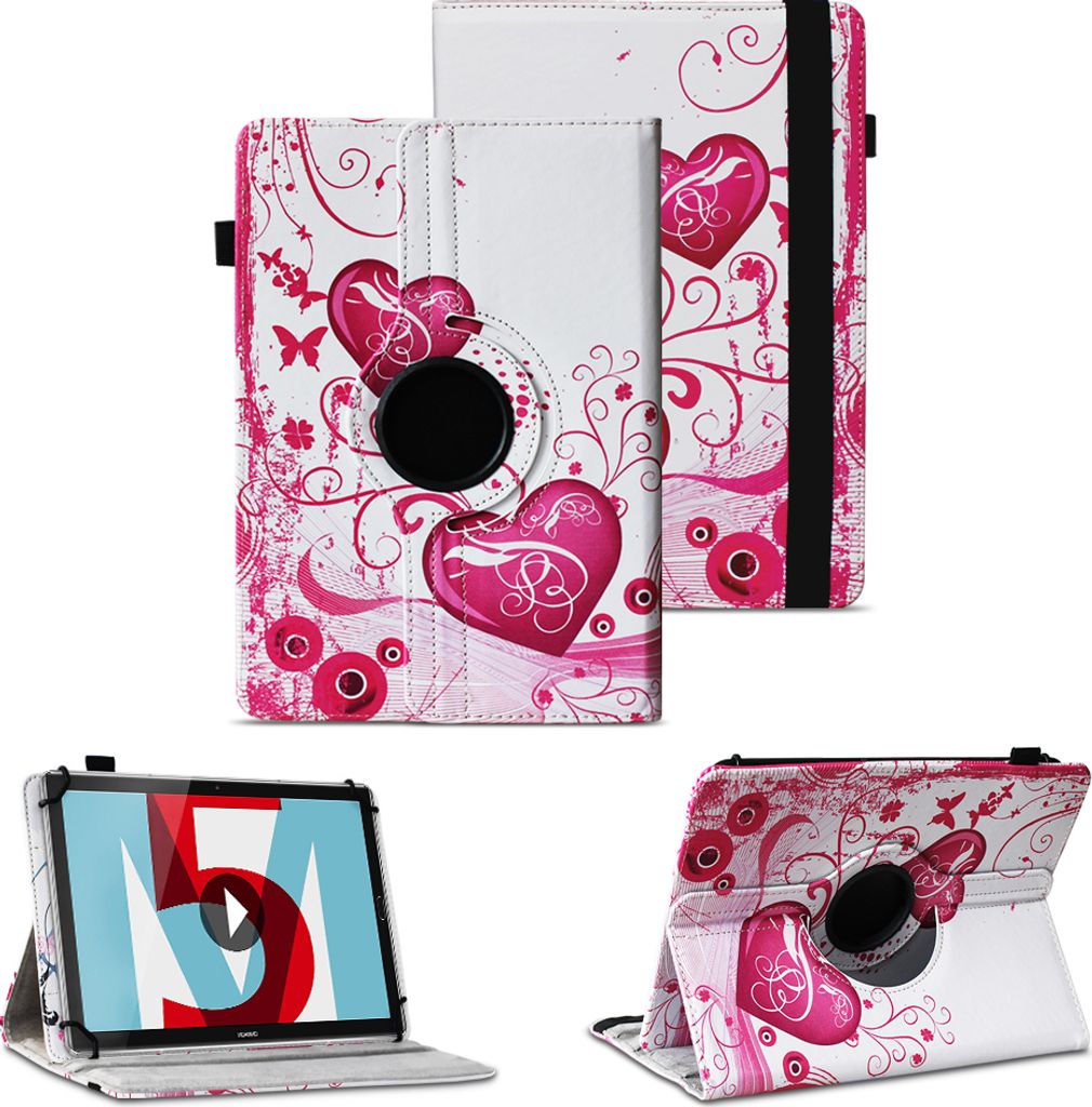 Tablet Tasche für XGODY P60 / P60 Pro Hülle Schutzhülle Cover 360 Drehbar CaseFarben:Motiv 7