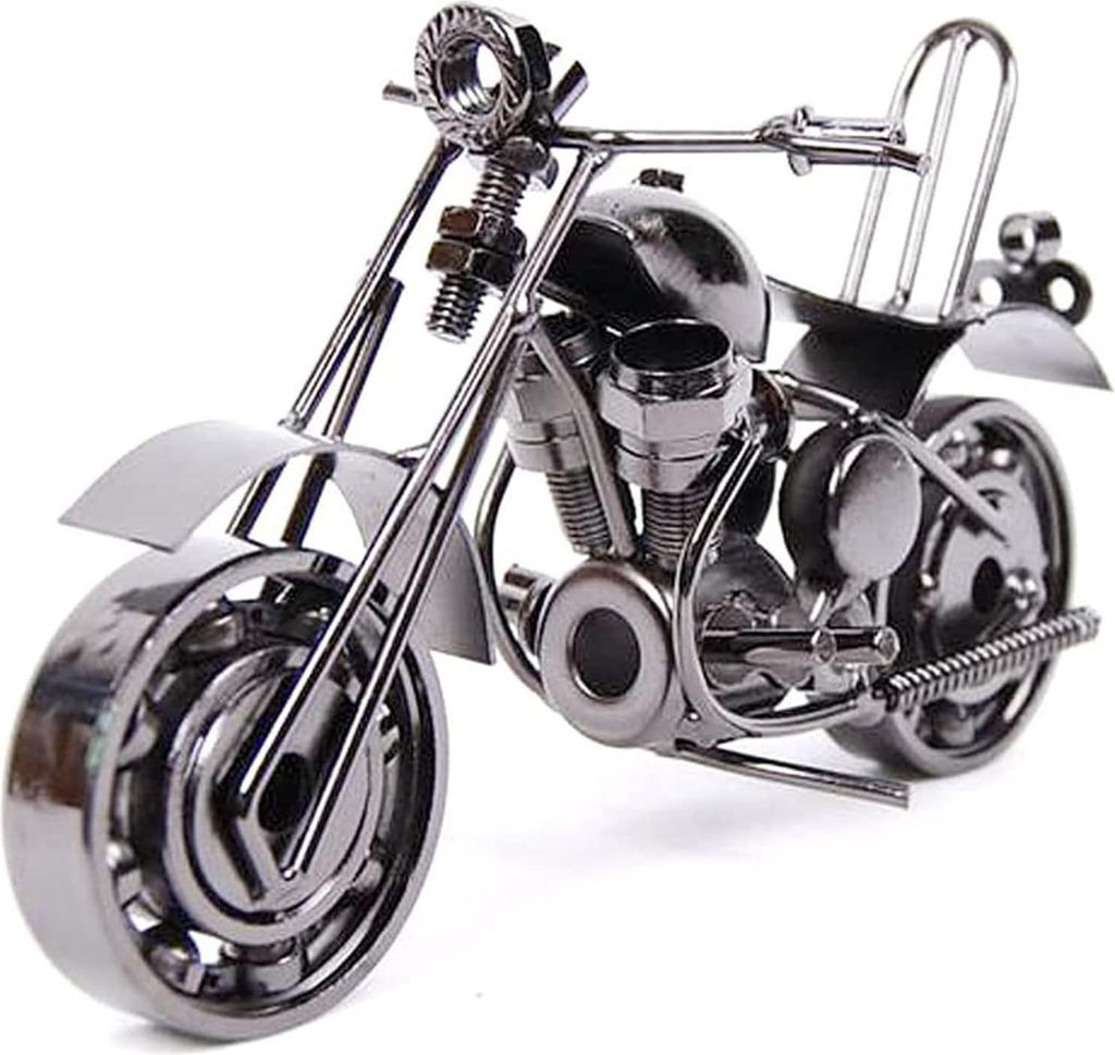 Kreatives Handwerksgeschenk - Retro-Motorradmodell aus Metallmaterial - Elektrolytische Edition (Typ 1)