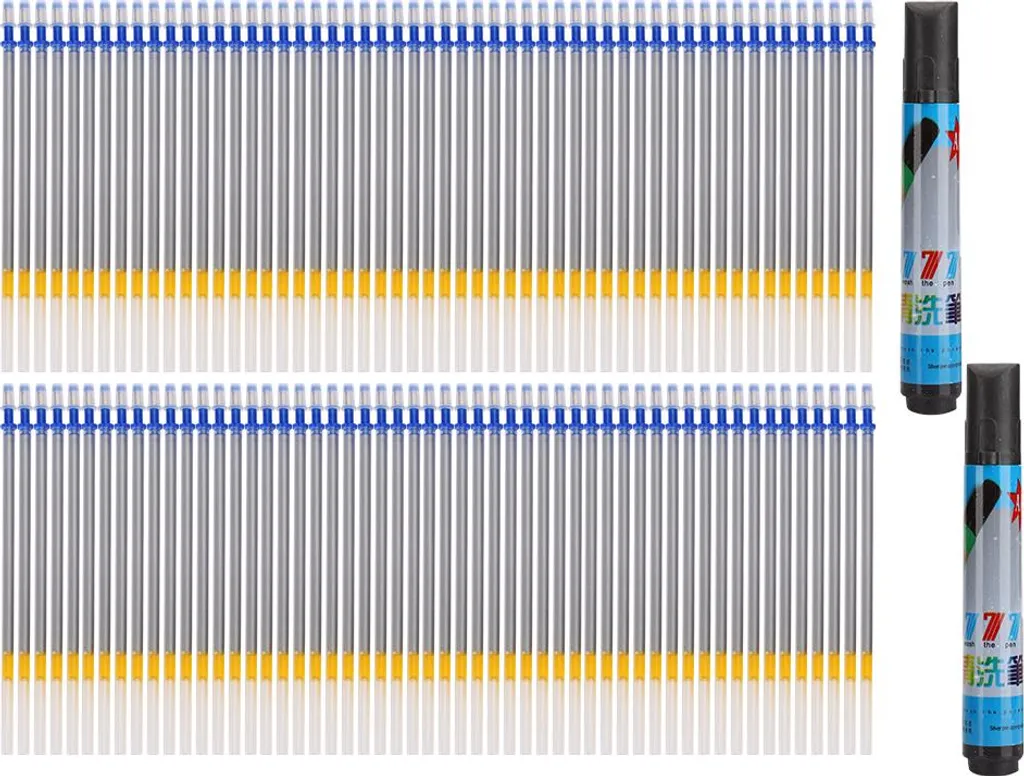 Marcatore Pelle Argento Cancellabile: 2 Penne + 100 Refill per Patchwork