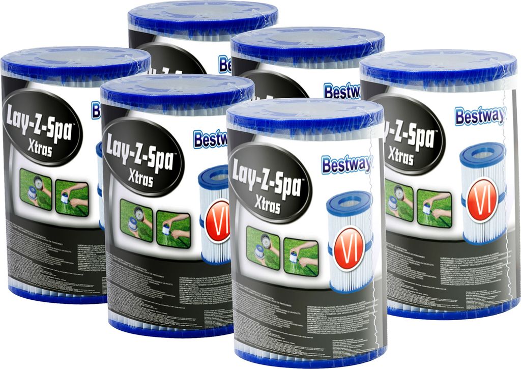 Bestway Filterkartuschen Größe VI für Lay-Z-Spa, 10,60 x Produktbild 
