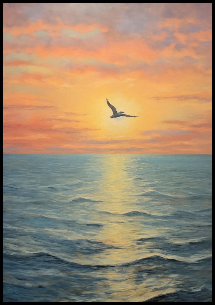 Plakat 70x100cm Serenade des Himmels