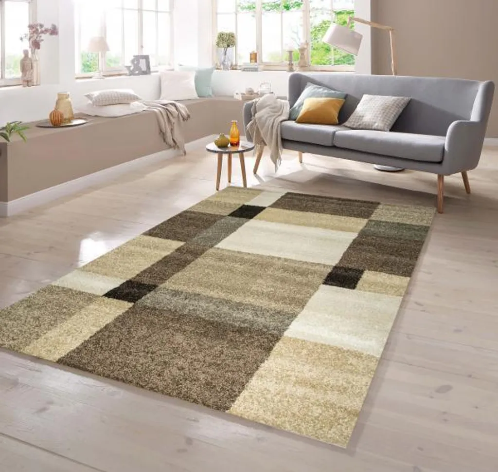 Tapis Baroque Design Marron et Beige en 80 x 150 cm - Style Élégant