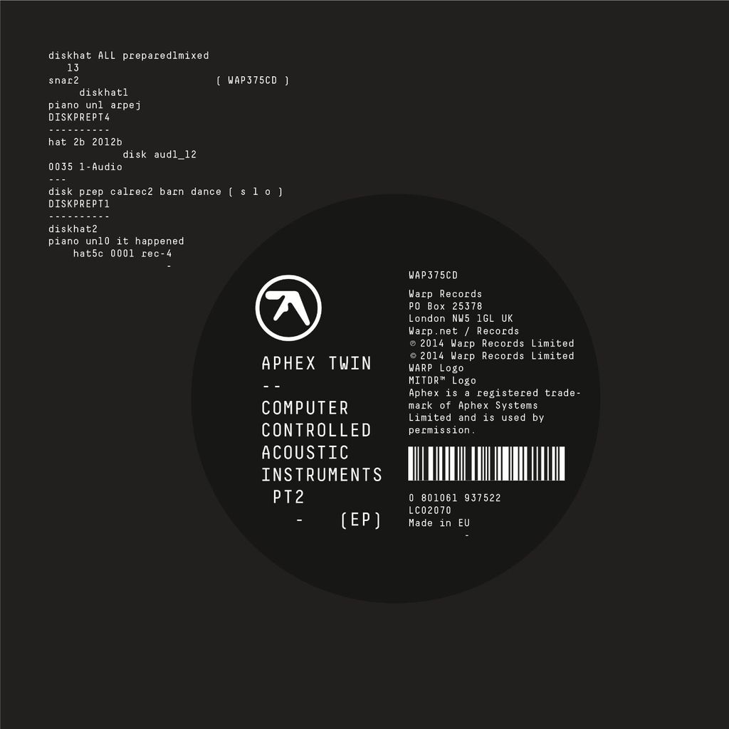 Aphex Twin-Computer Controlled Acoustic Instrument