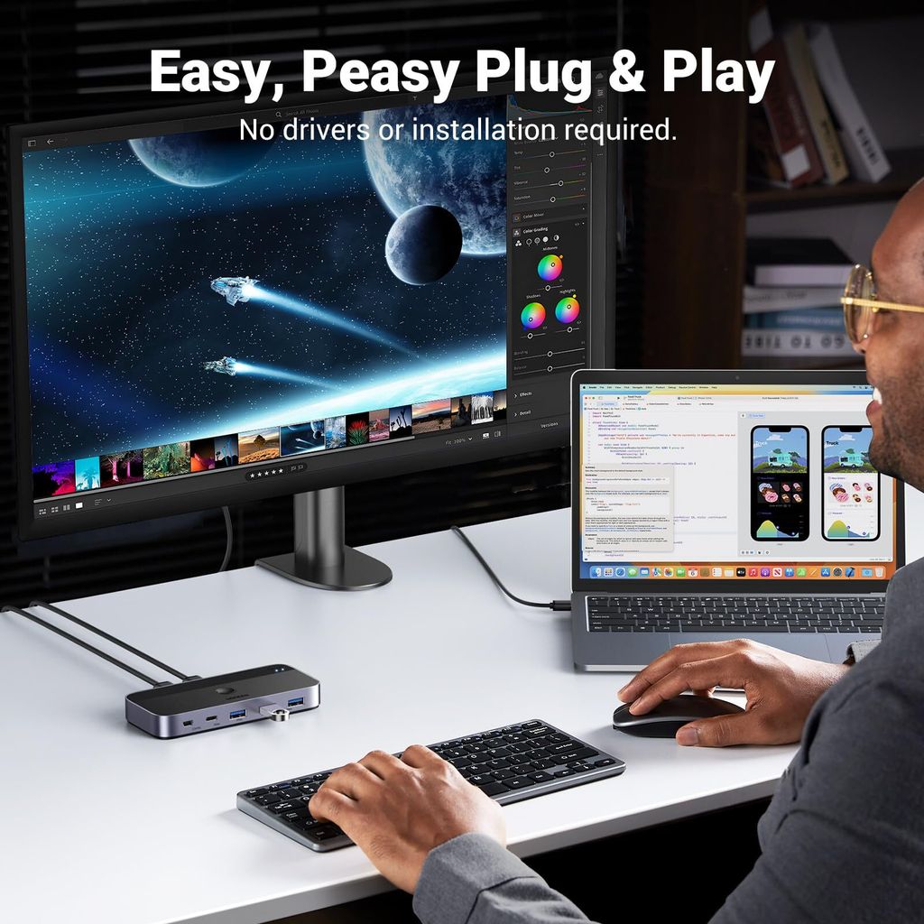 HUB - adaptér - CM662 USB 3.0 Switch 2 v 4 + 2x USB-A kabel Obrázek produktu 16