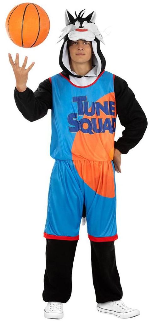 Funidelia Sylvester Space Jam Kostüm - Looney Tunes für Herren & Damen ? Kostüme für Erwachsene & Verkleidung für Partys, Karneval & Halloween...
