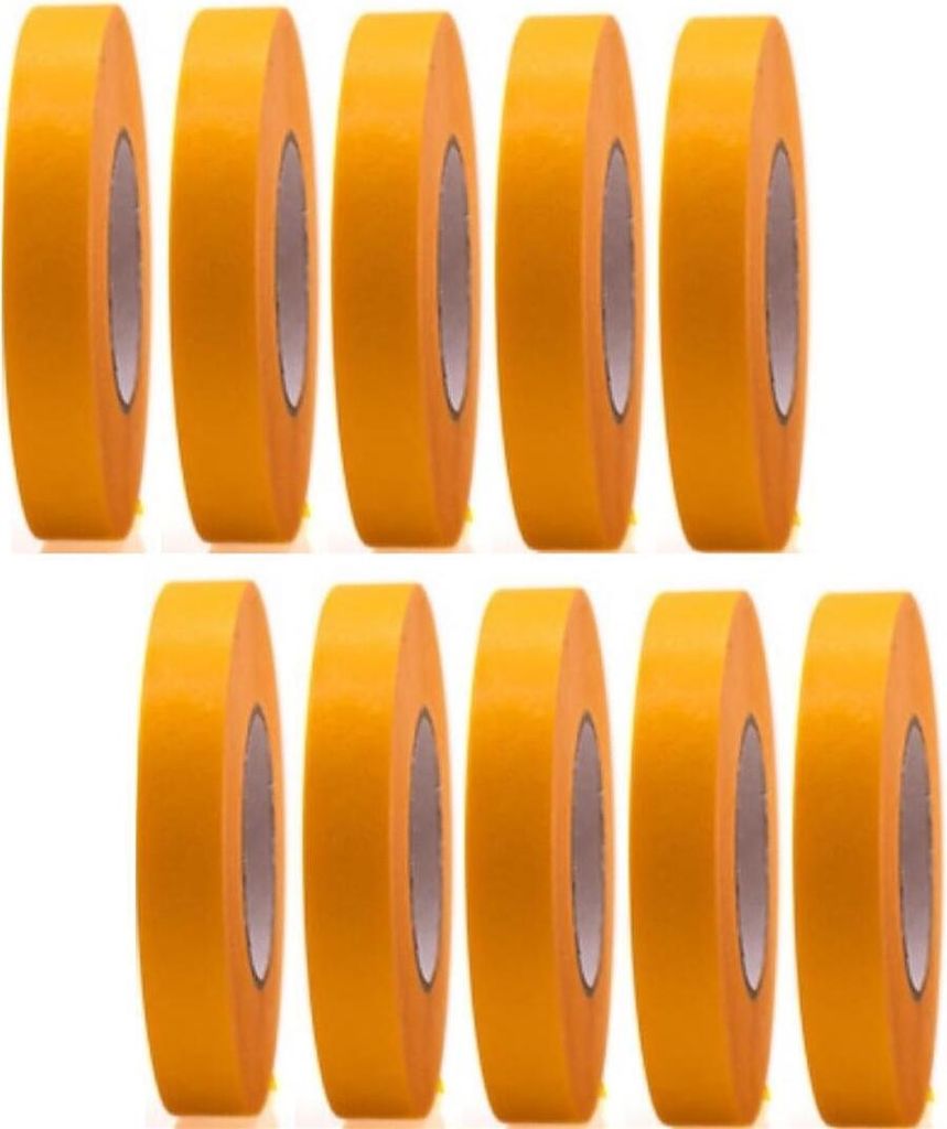 10 Rollen Profi Goldband Klebeband 50 m  x 15 mm - Produktbild 