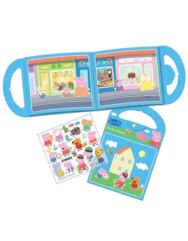Peppa Wutz Aufkleber Szene