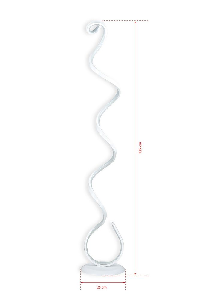 Opviq, Cobra White - Multicolor, Stehlampe, 100 % Produktbild 8
