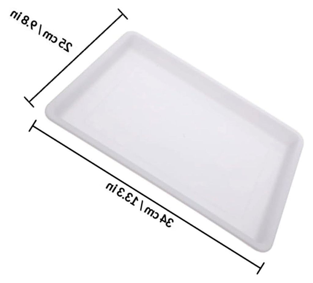 Kunststoff Serviertablett A4 Wasserfarben Malpalette für DIY-Projekte Tragbares Kunsttablett für Künstler und Schüler Multifunktionales Aktivit...