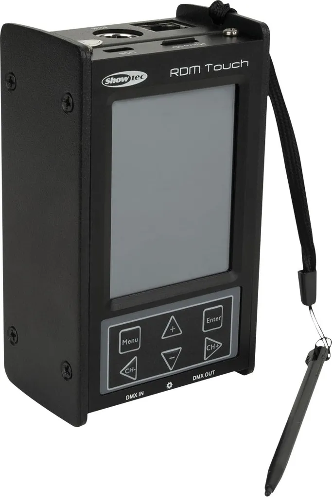 Testeur DMX RDM Showtec RDM Touch avec écran tactile Art-Net et port MIDI
