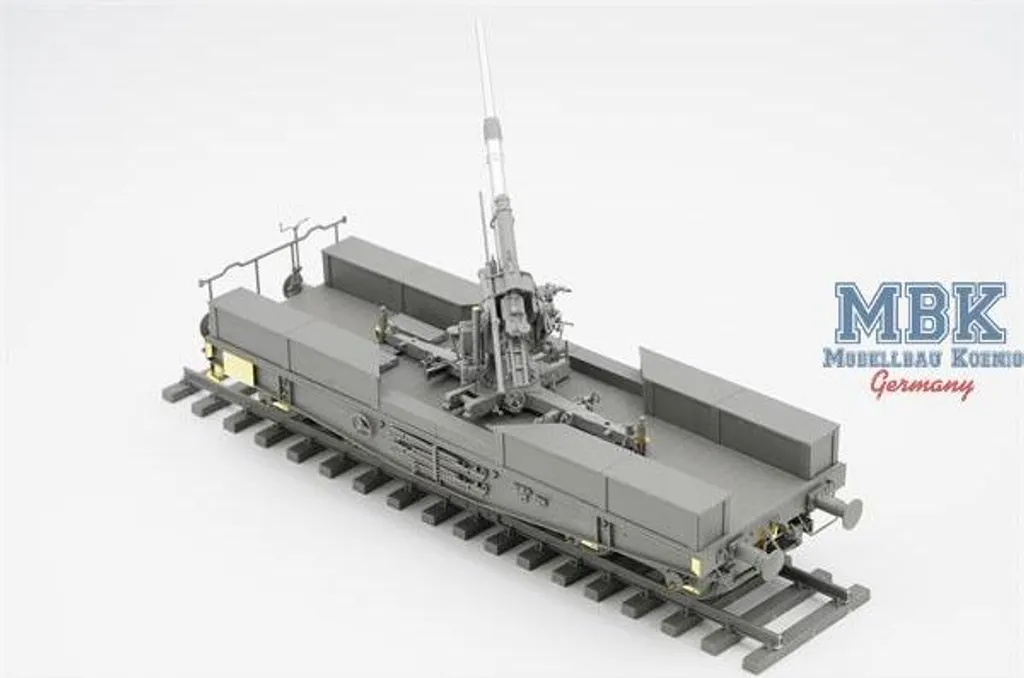 Kit Border Model BT-044 Flak36 88mm et Wagon Ssys Haute Précision