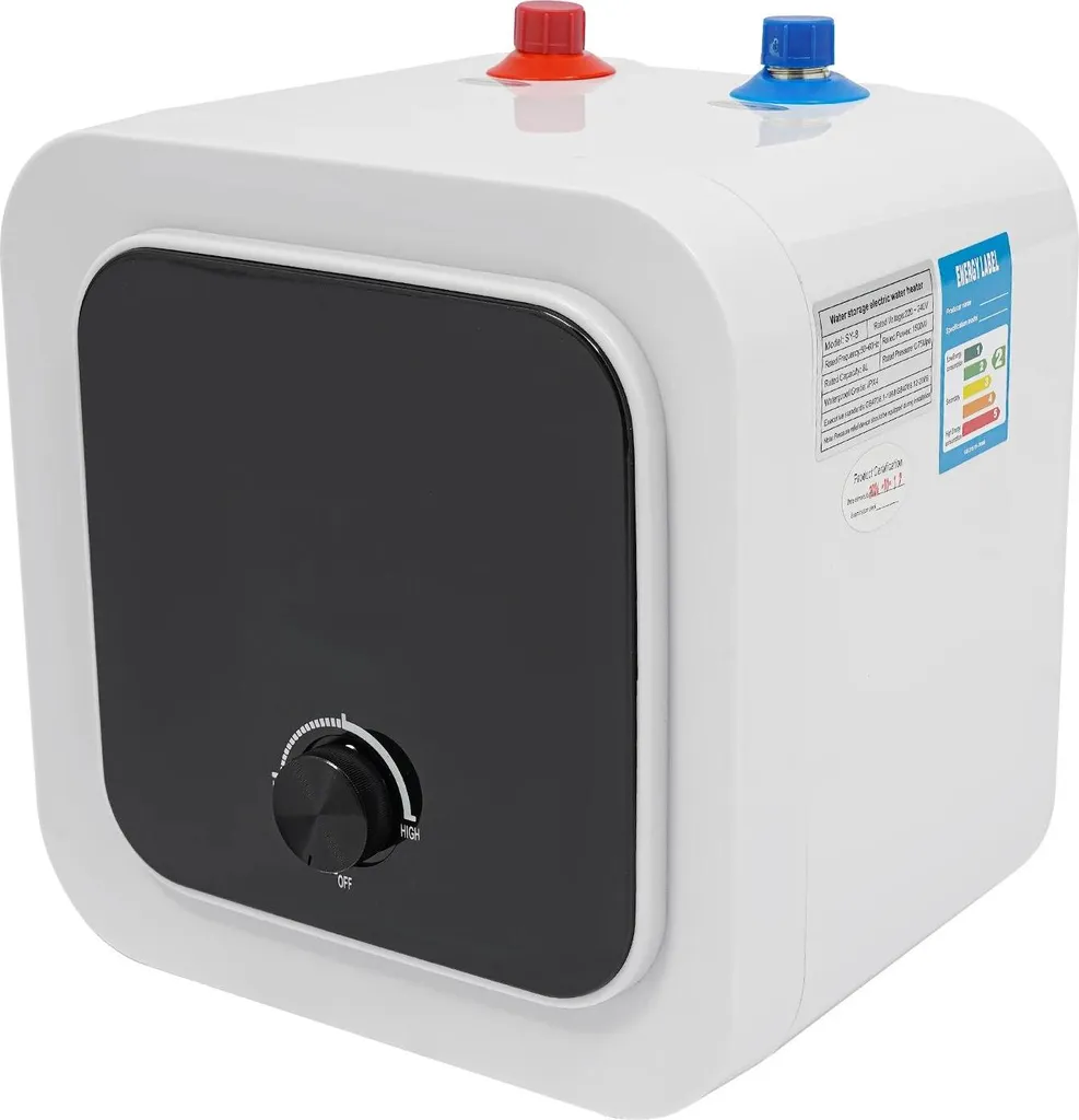 Chauffe-eau électrique 8L instantané pour sous-évier de cuisine et bain