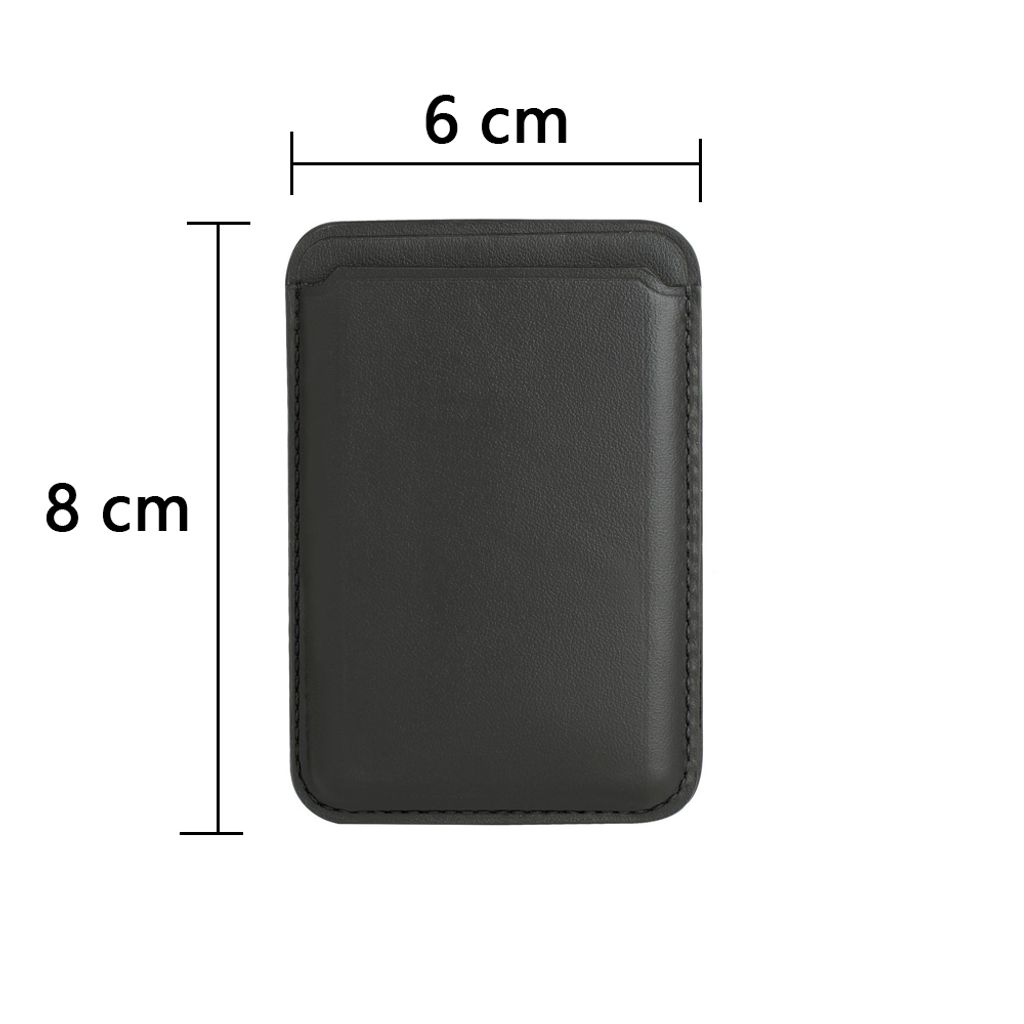 Magnetischer Kartenhalter Fürs Handy – Selbstklebend, Hält Bis Zu 6 Karten, Mit Standfunktion, Schwarz