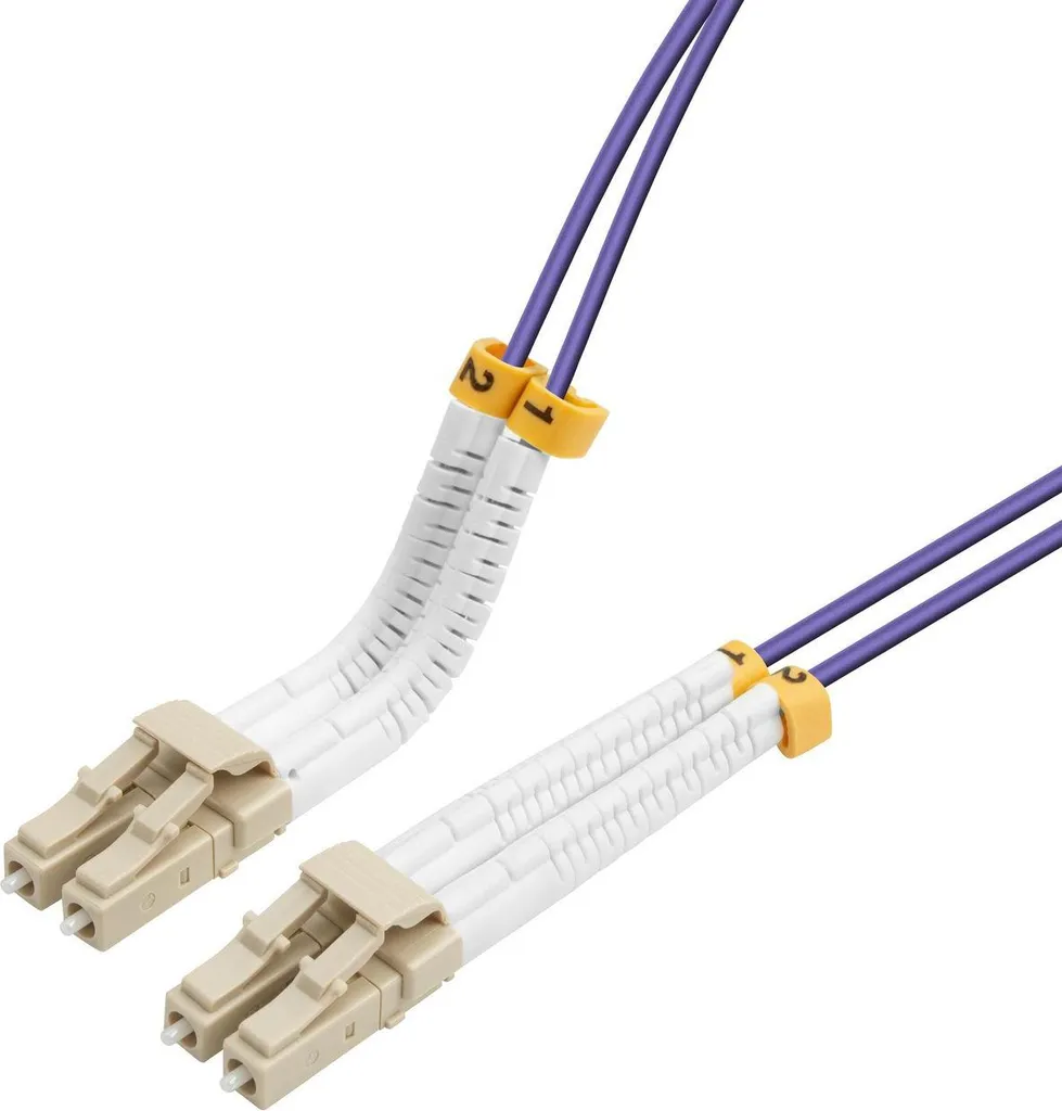Cordon Fibre Lanview LC-LC Multimode avec Rayon de Courbure Amélioré